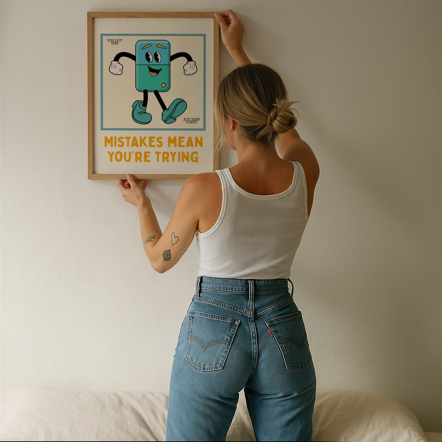 Mistakes Mean You're Trying Classroom Art - Digital Print
