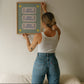 Blue BoyHood Ticket Print - Digital Print