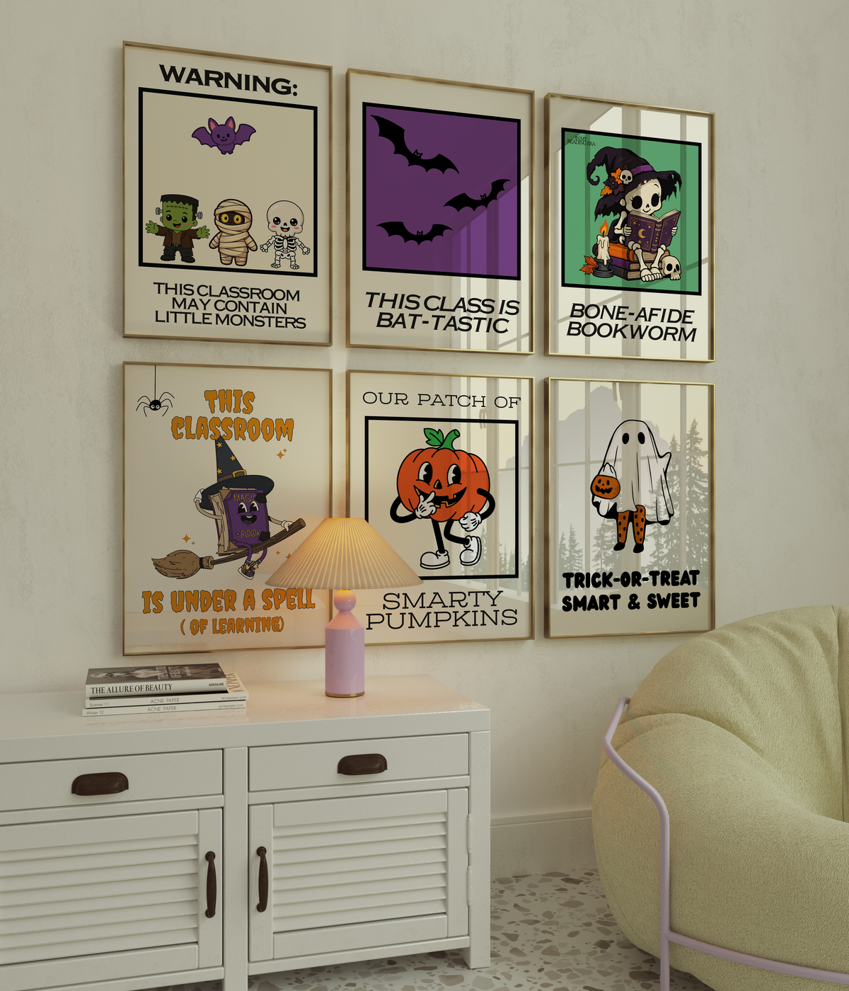 Classroom Halloween Decor Set of 10