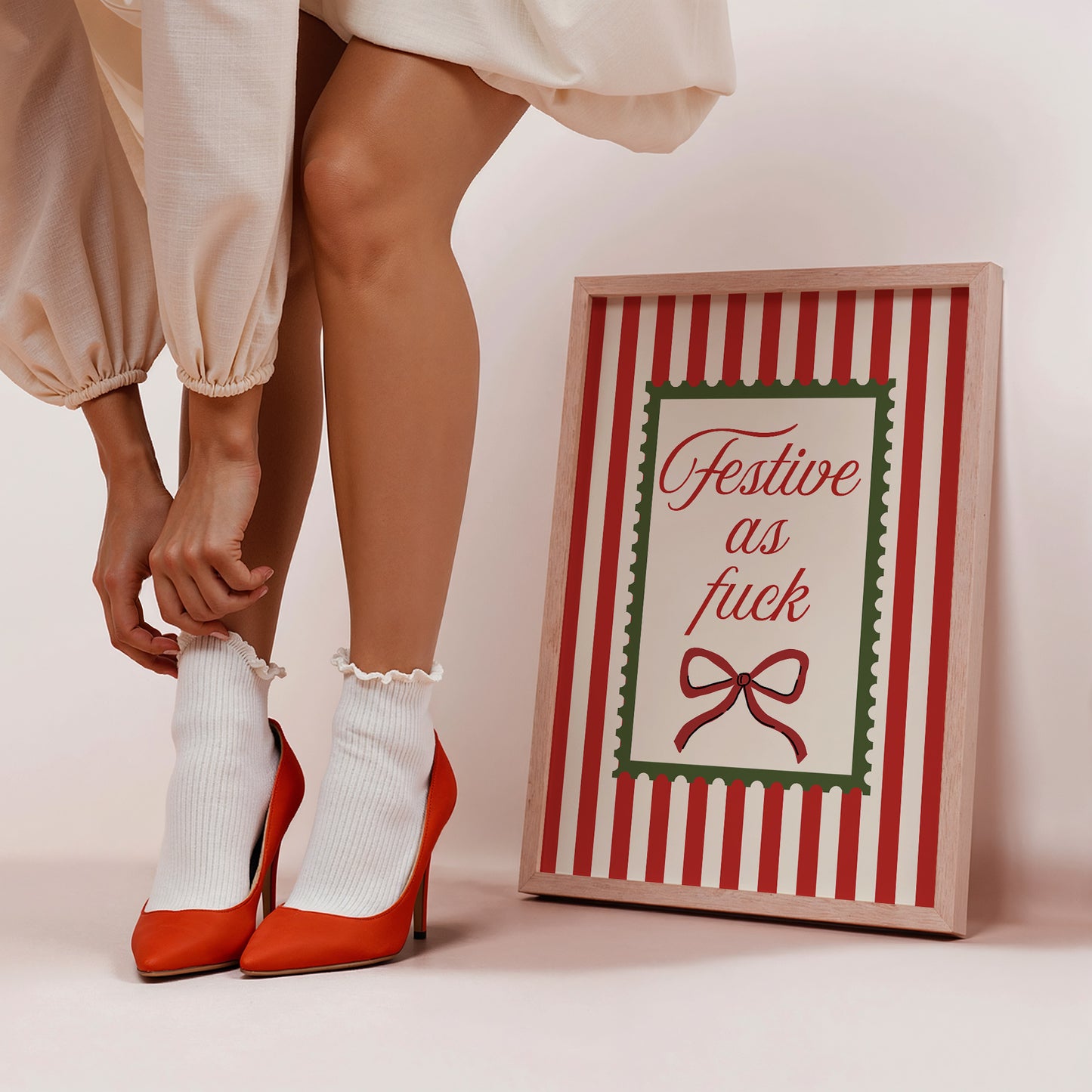 Festive As Fuck Christmas Art - Digital Print