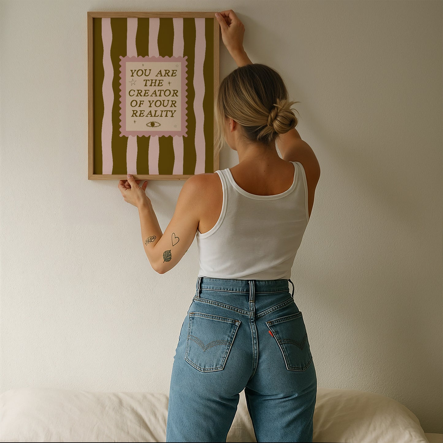 I Am The Creator Of My Reality Manifestation Art Print - Digital Print