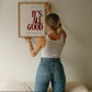 Red It's All Good Print - Digital Print