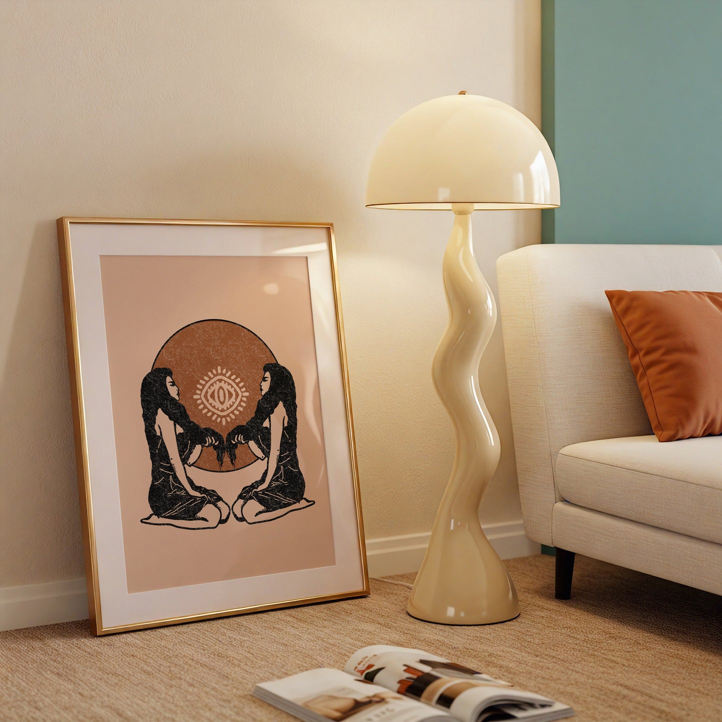 Vintage Sisters Artwork - Digital Print