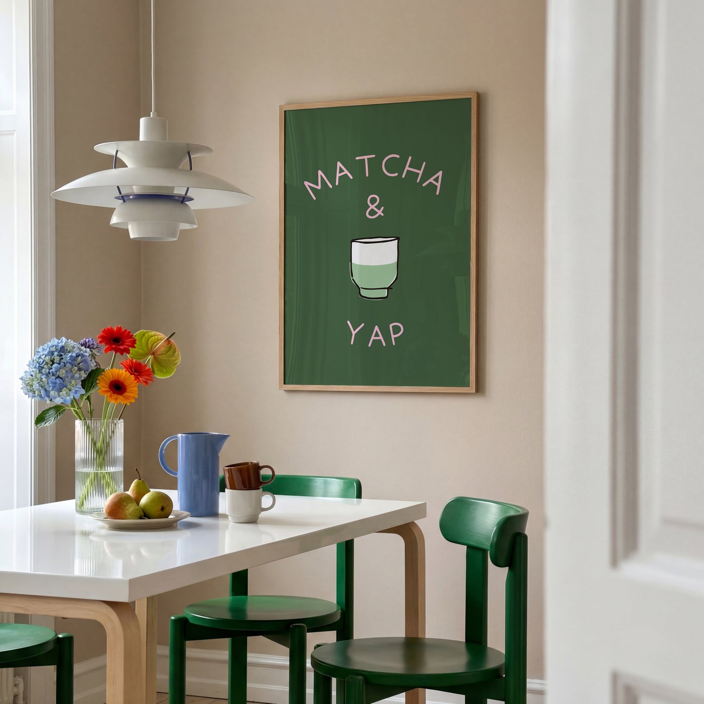 Matcha & Yap Wall Art -  Digital Print