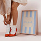 The Fuck Pastel Funny Striped Art - Digital Print