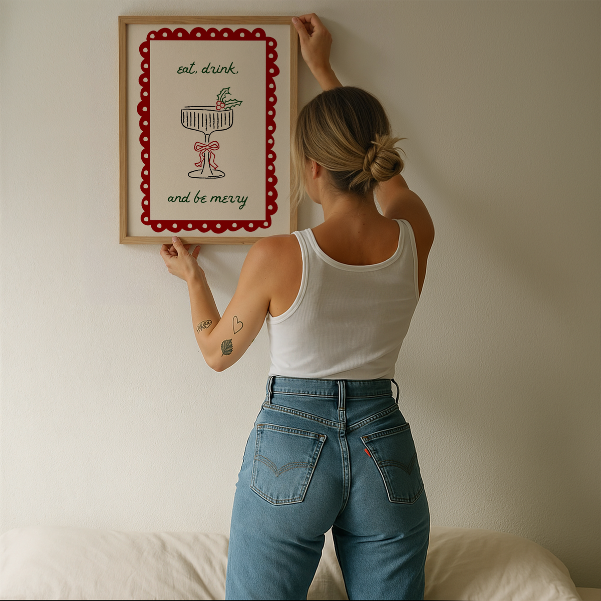 Christmas Print Set of 6 | Vintage Holiday Gallery Wall