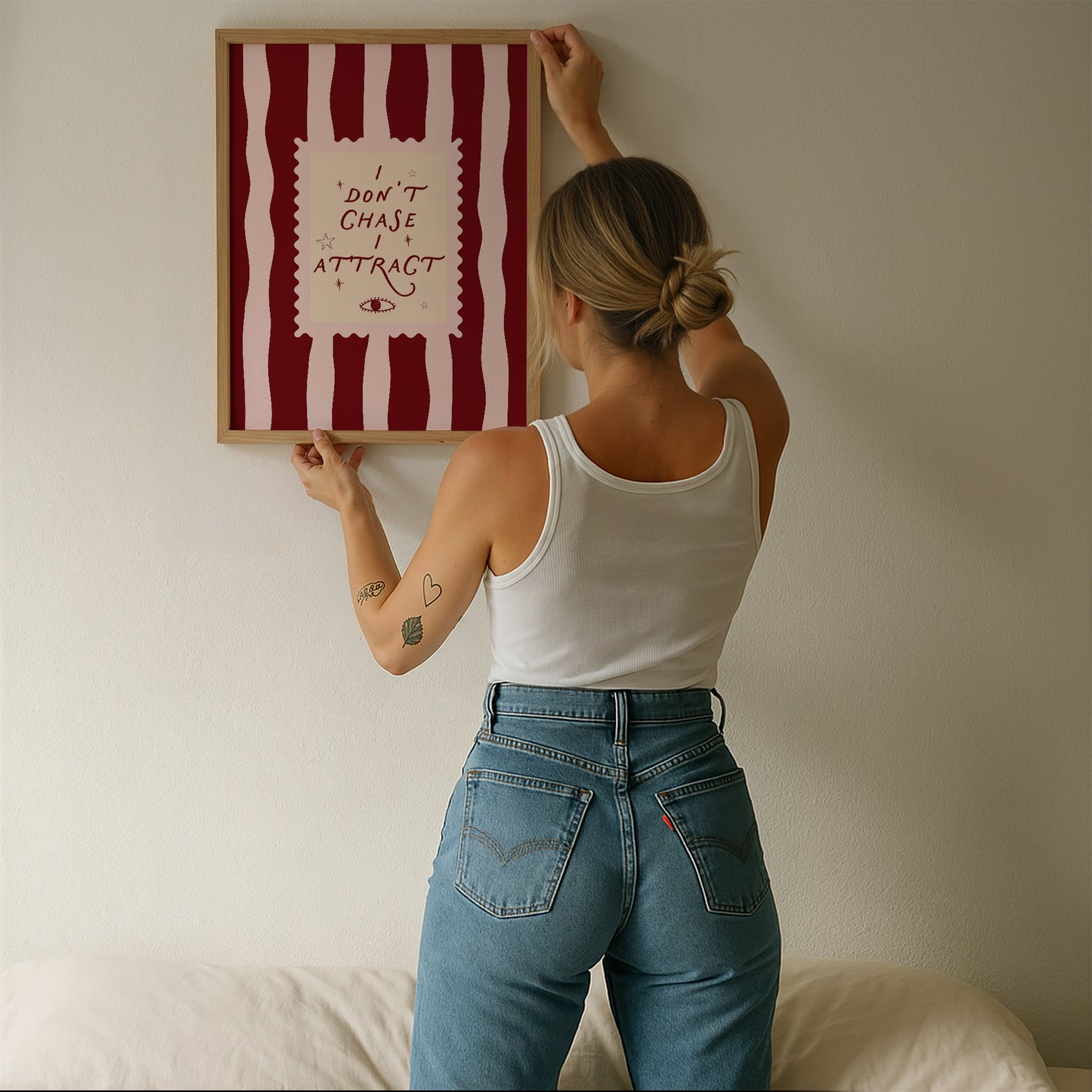 I Don't Chase I Attract Manifestation Art Print - Digital Print