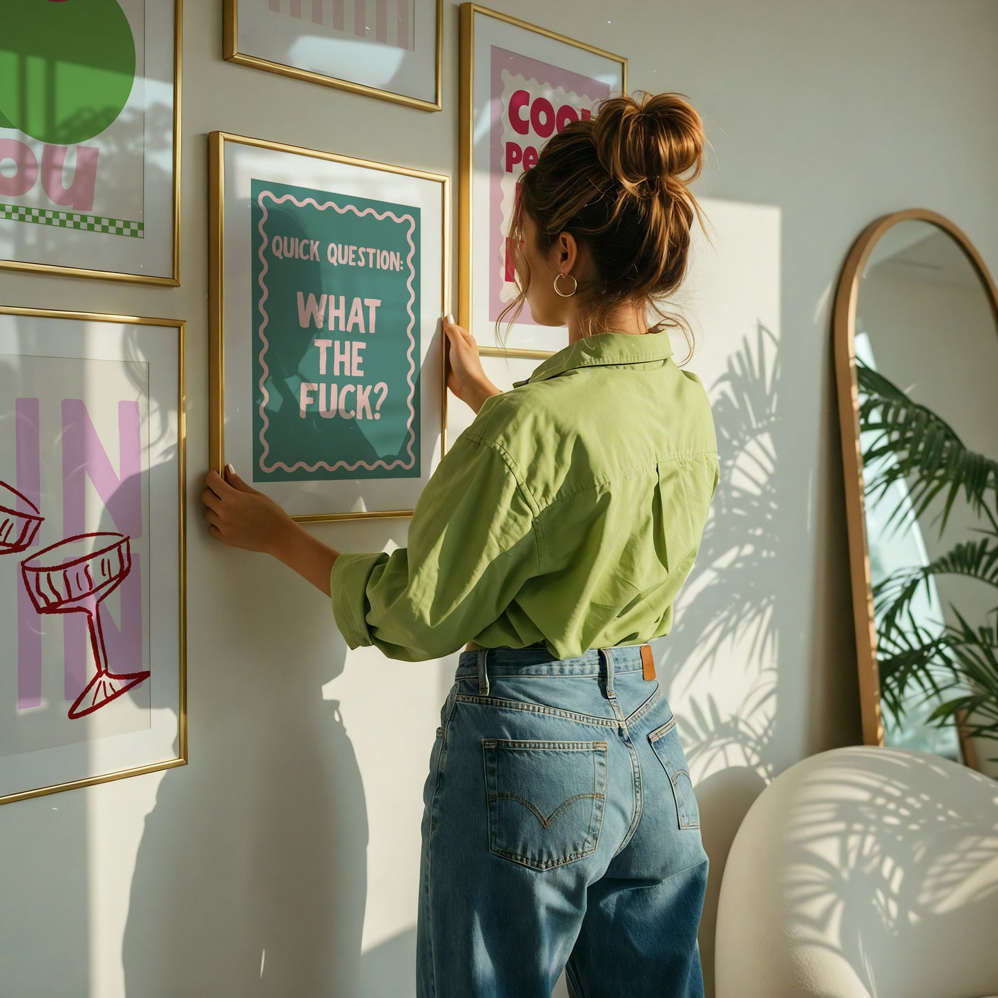 Quick Question - What The Fuck Print - Digital Print