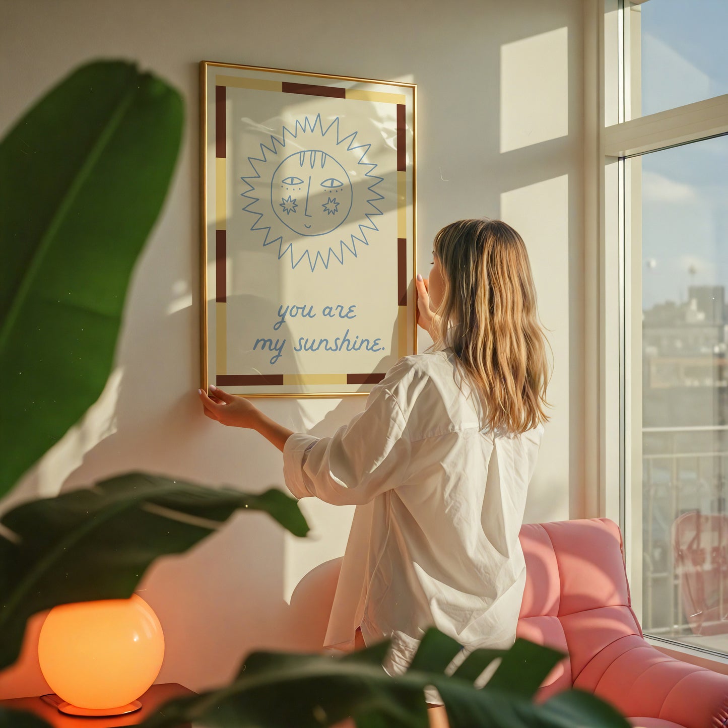 You Are My Sunshine — Retro Digital Print