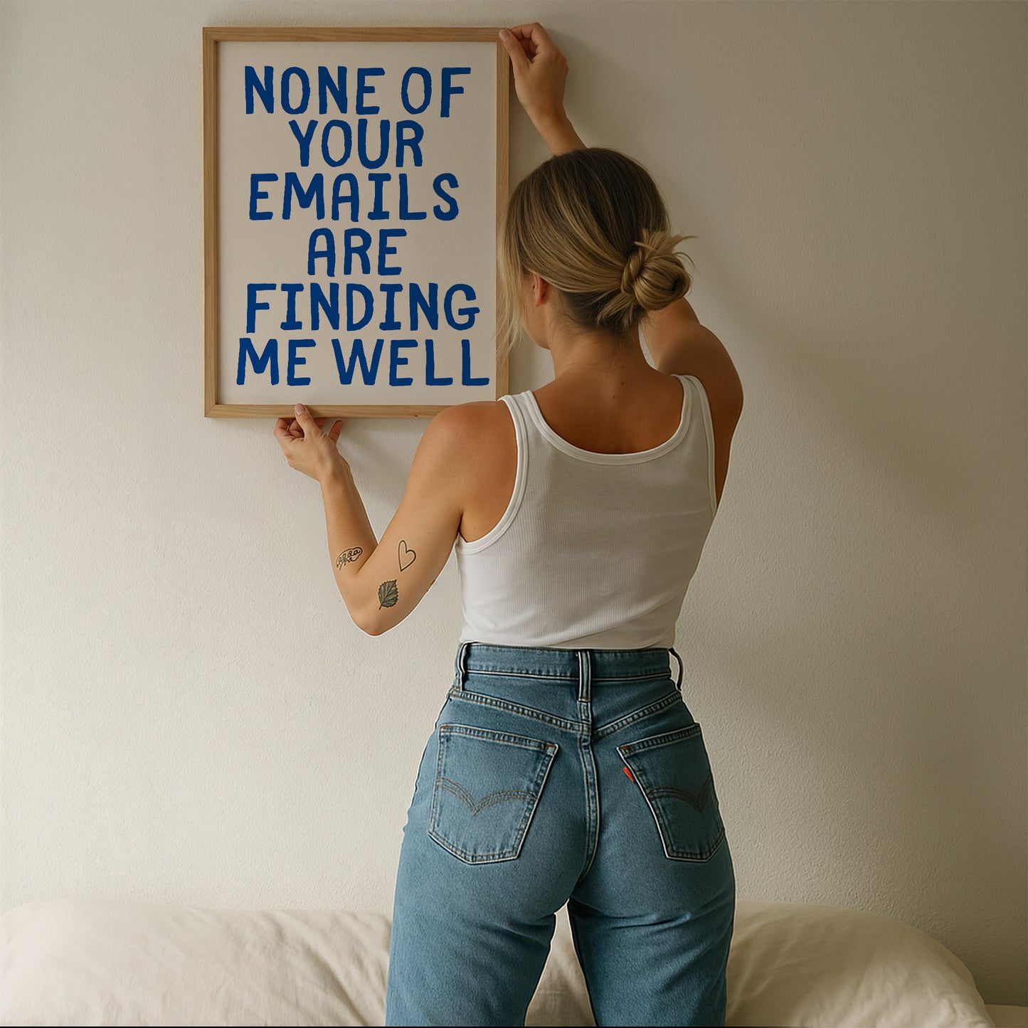 None Of Your Emails Are Finding Me Well  - Digital Print