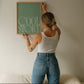 Cool Story Sage Green Minimalist Poster - Digital Print