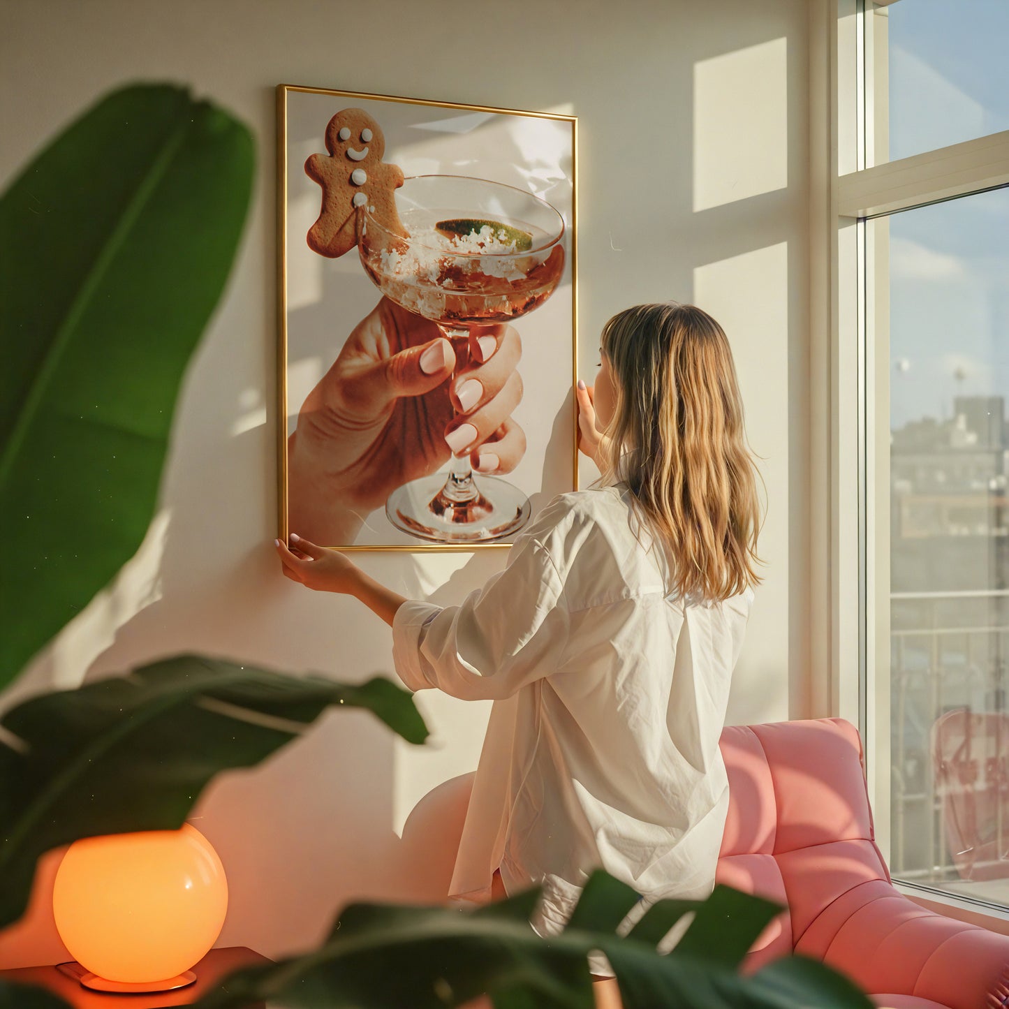 Gingerbread Christmas Cocktail - Digital Print