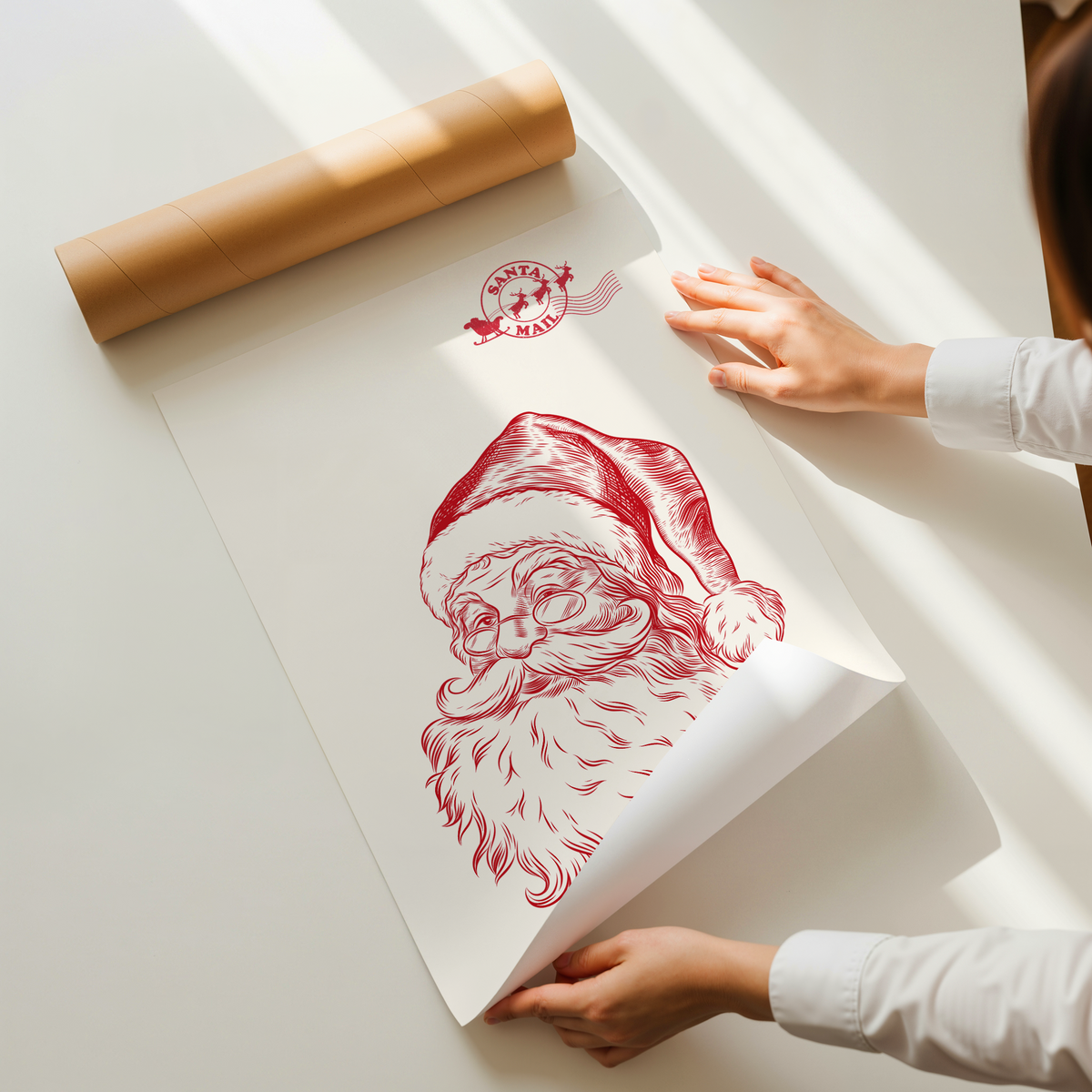 Christmas Print Set of 6 | Vintage Holiday Gallery Wall