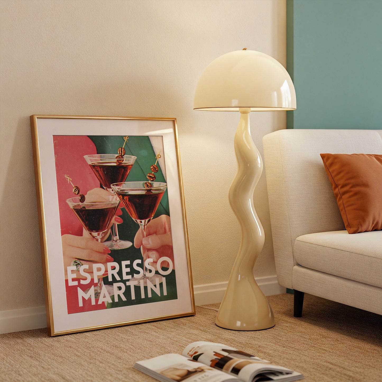 Retro Espresso Cocktail - Digital Print