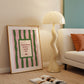 Everything Always Works Out Striped Print -  Digital Print