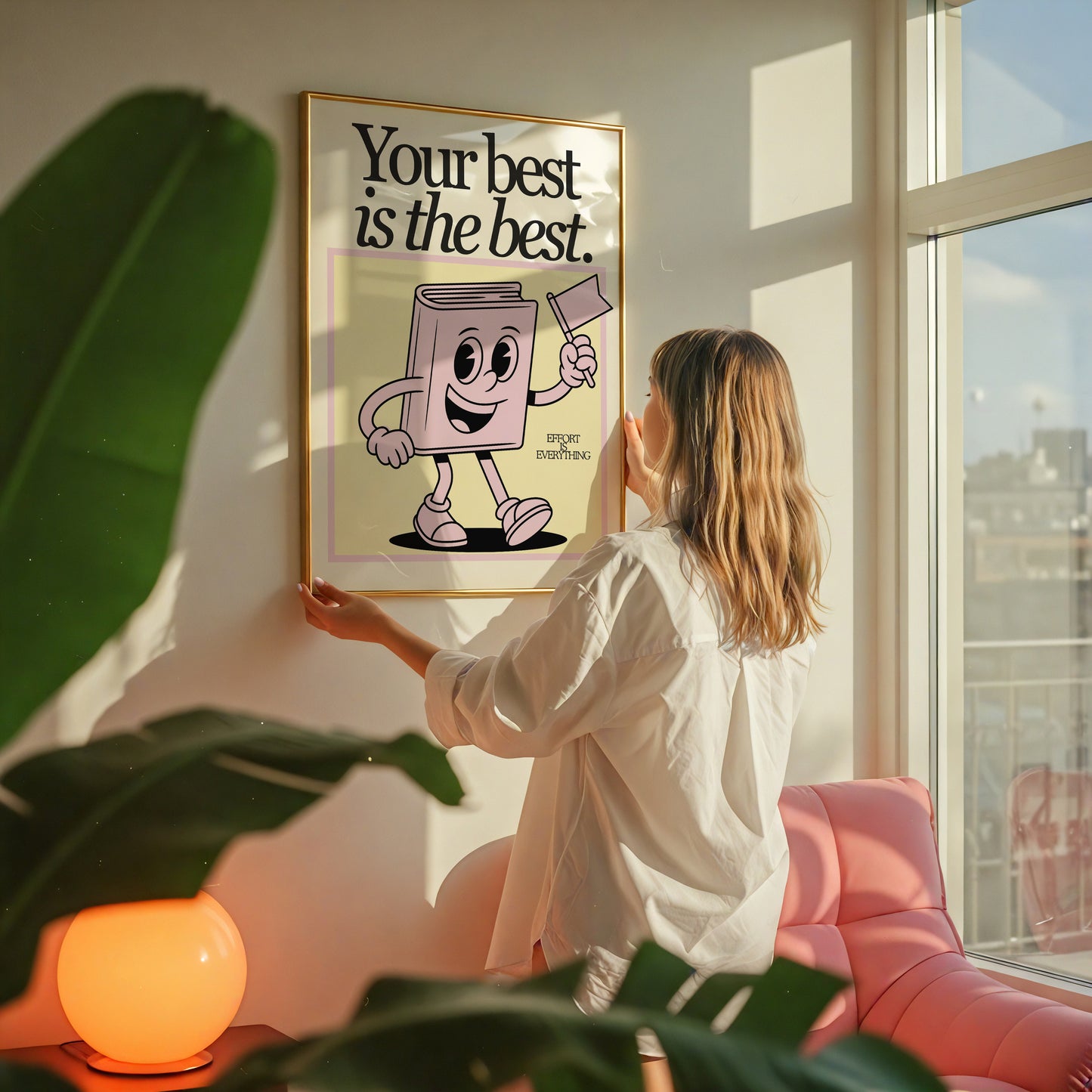 Your Best is the Best — Retro Motivational Classroom Print