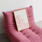 Be Nice, Please Pink Positivity Print - Digital Print