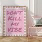 Preppy Pink Trendy Gallery Set of 5 - Digital Print