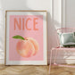 Nice Butt Peach Wall Art - Digital Print