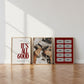 Red Cocktail Gallery Set of 3