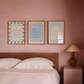 Blue Dorm Art Set of 3 - Trendy Gallery Wall Prints - Digital Print
